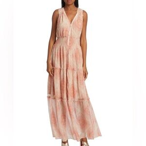 Ramy Brook Poppy Printed Silk Maxi Dress